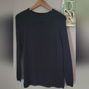 Denver Hayes Dark Blue Crew Neck Sweater